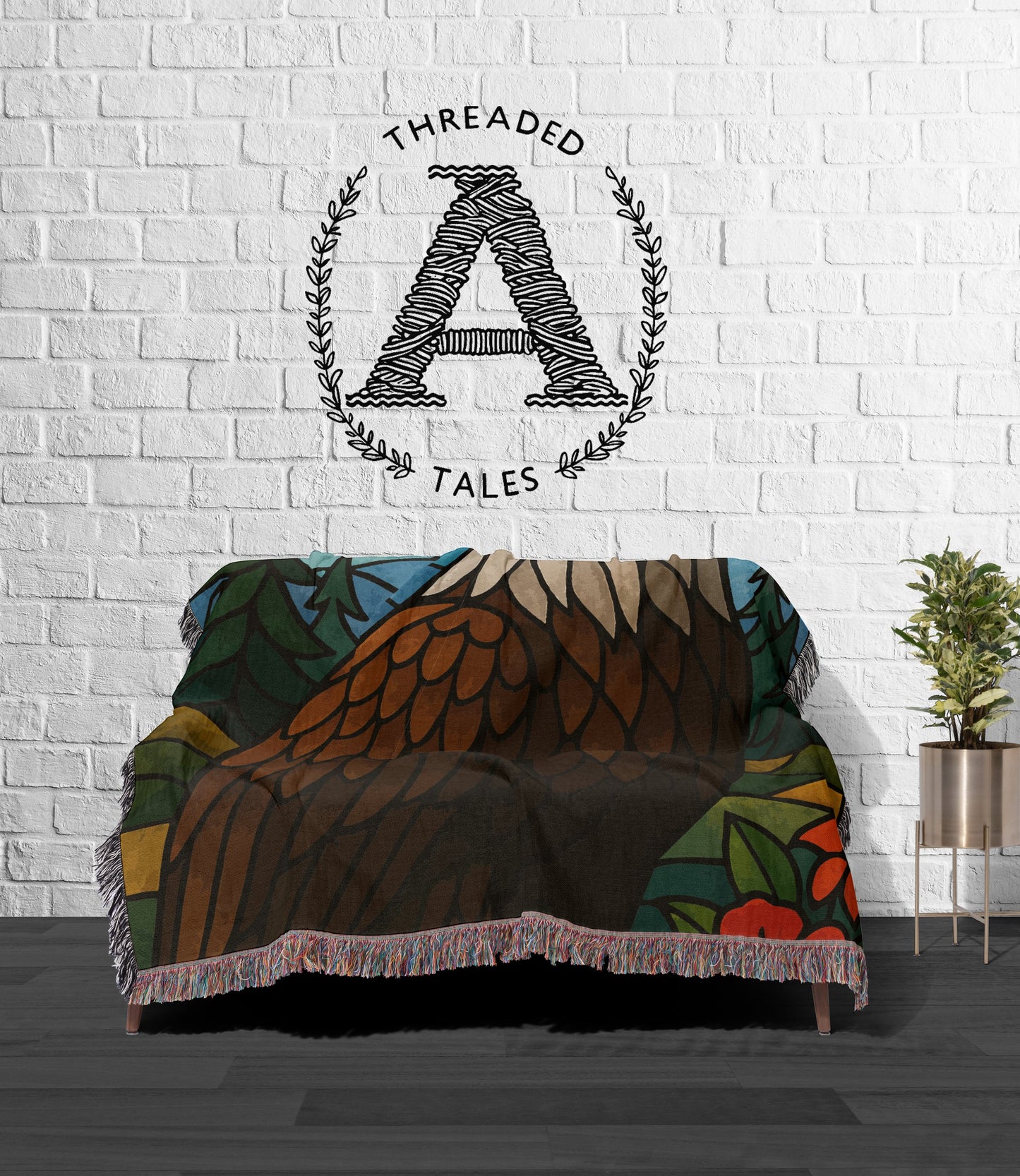 Colorful Artistic Nature Woven Blanket Throw product
