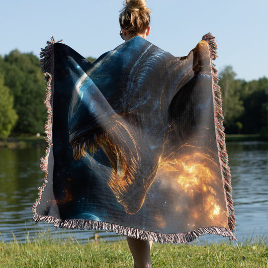 Cosmic Whale Printed Throw Blanket product