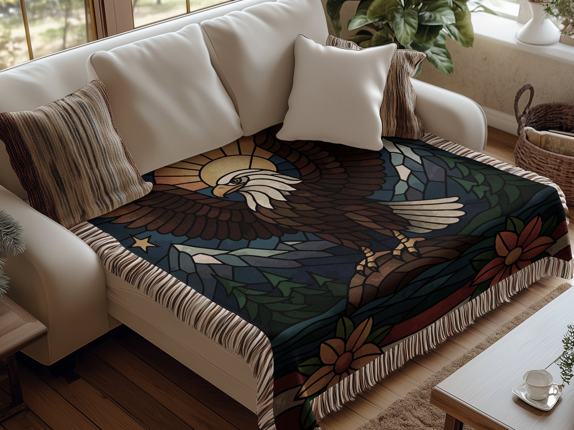 Majestic Eagle Decorative Throw Blanket product type