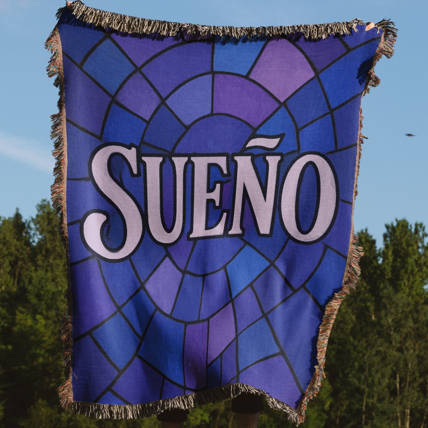 Sueño Colorful Abstract Design Blanket product