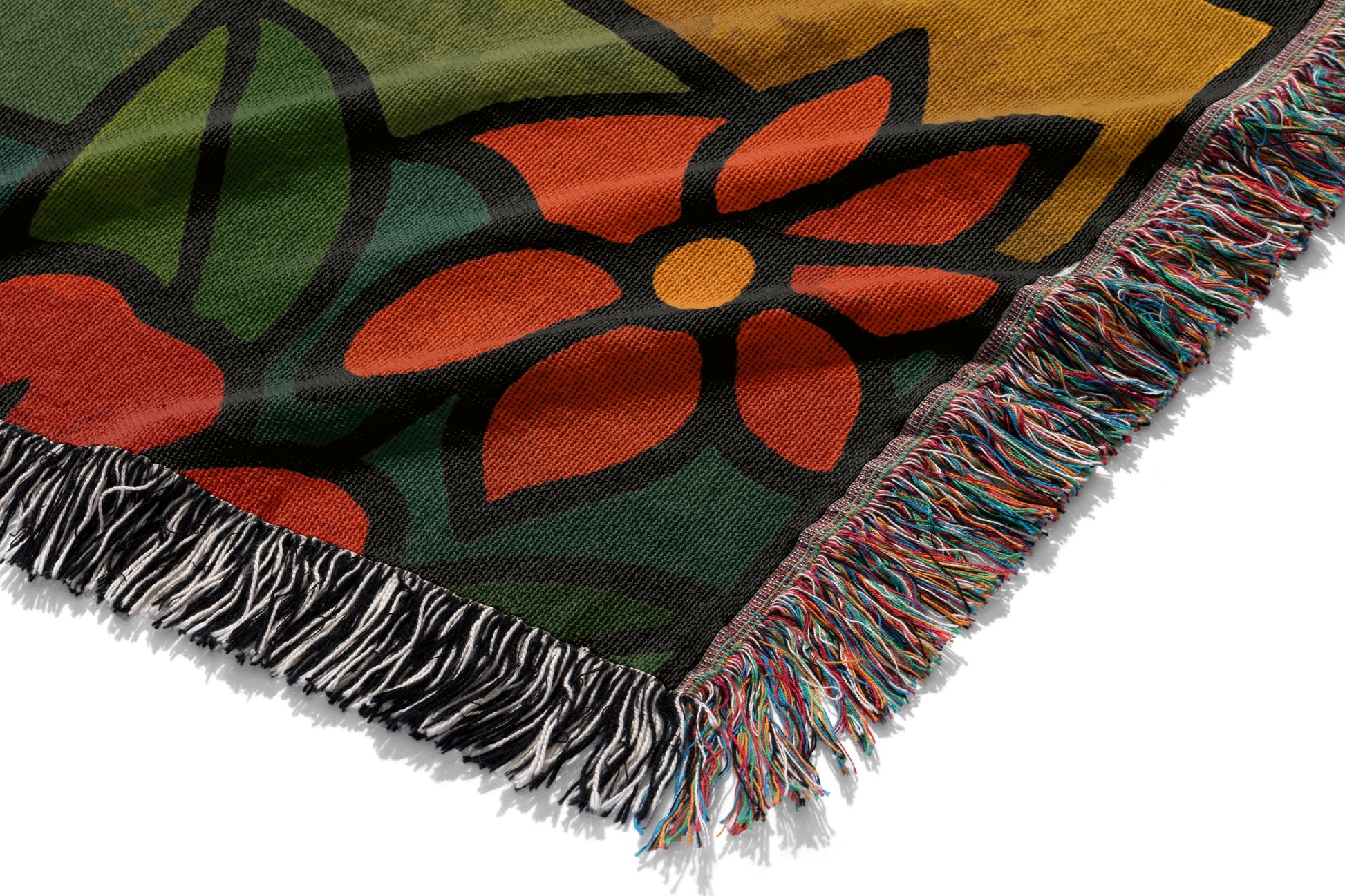 Vibrant Floral Pattern Throw Blanket for Stylish Home product