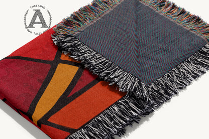 Threaded Tales Multicolor Patterned Blanket product
