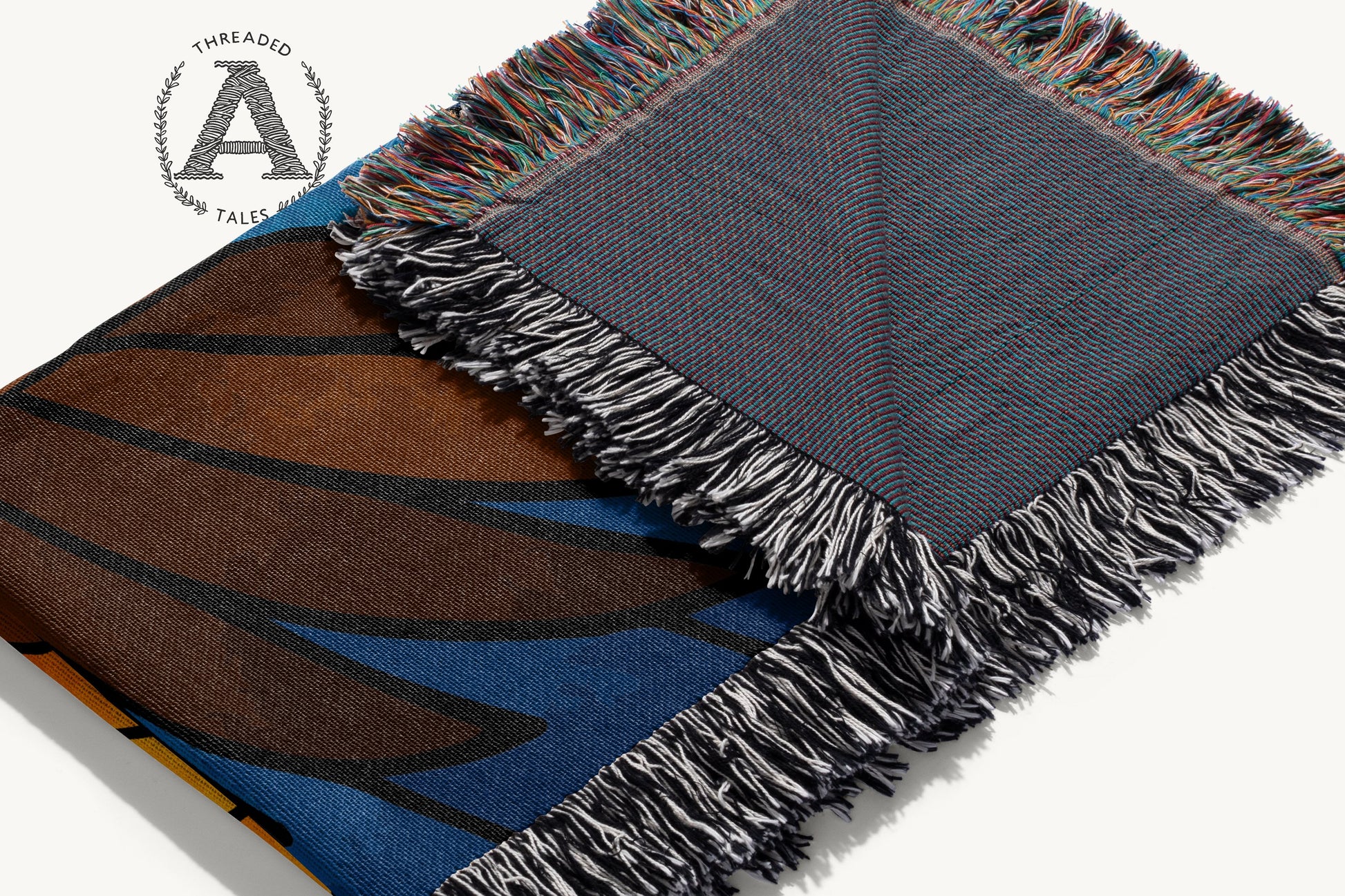 Elegant Woven Blanket with Fringe Details product
